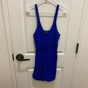 Royal blue cocktail dress